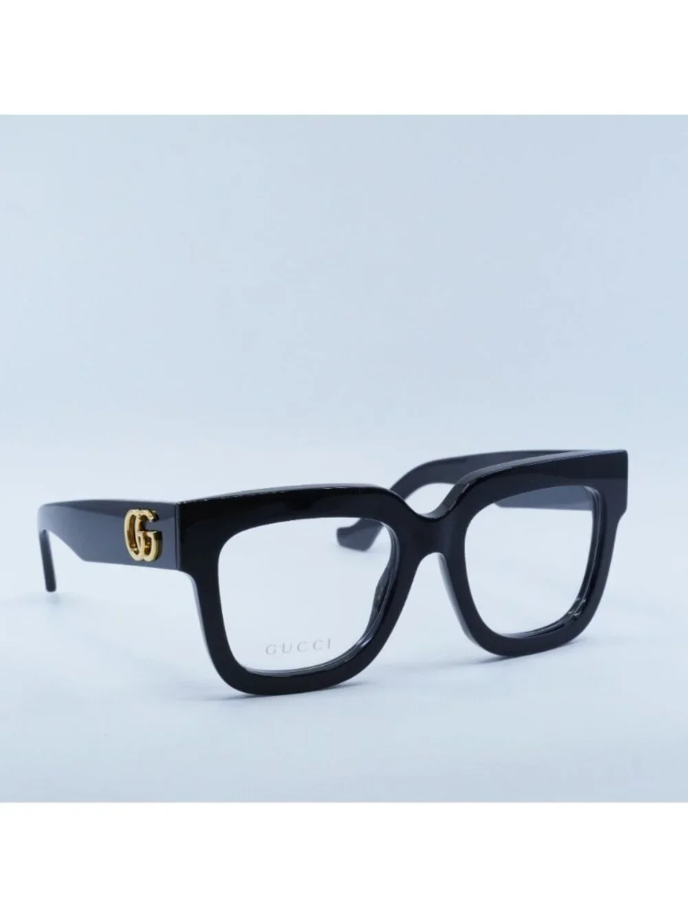 Gucci GG1549O 001 Eyeglasses Black 52mm Square Frame